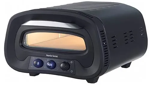 Nordic Sense Sähköinen Pizzauuni 1700 W - Musta