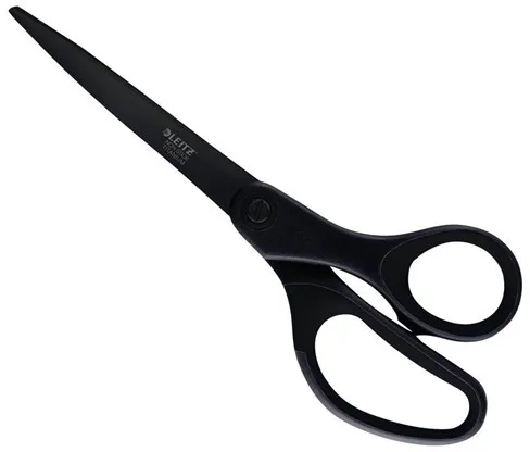 Leitz Titanium -sakset, tarttumaton, 205 mm, musta